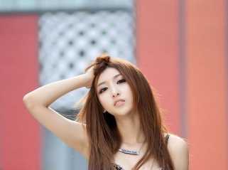 清纯美女明星李妍时尚写真