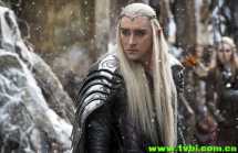 《霍比特人3》发新照 精灵王瑟兰迪尔雪中迎战